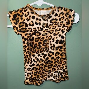 Lou Leopard Short Romper